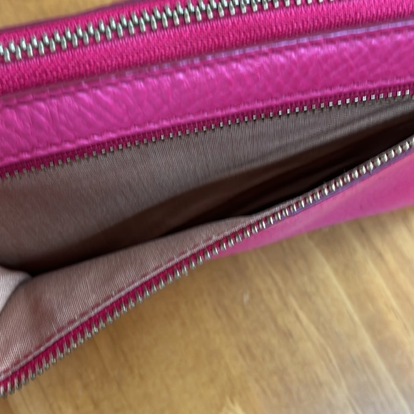 Fossil Issue No 1954 Zip Wallet - Hot Pink - Picture 4 of 13